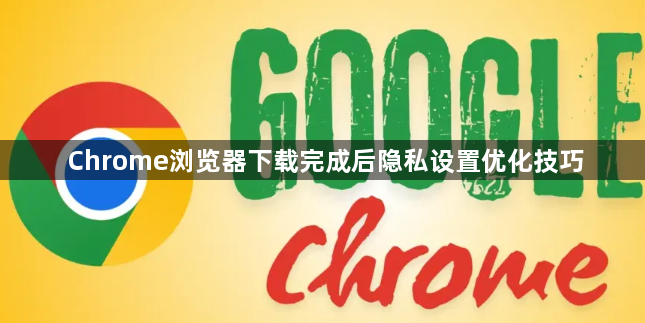 Chrome浏览器下载完成后隐私设置优化技巧1