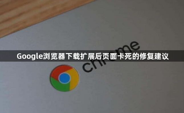Google浏览器下载扩展后页面卡死的修复建议1