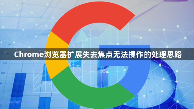 Chrome浏览器扩展失去焦点无法操作的处理思路1