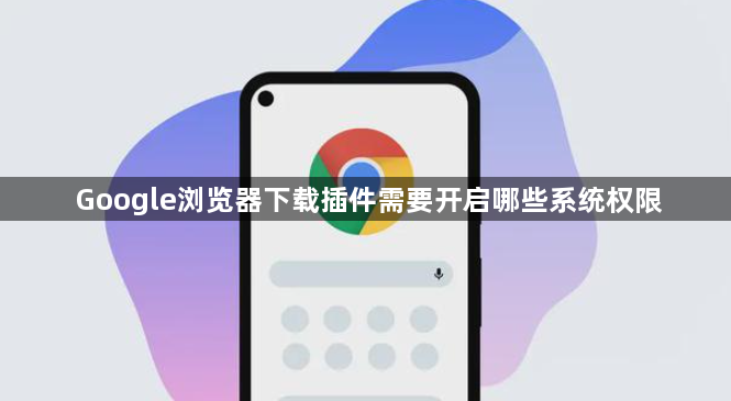 Google浏览器下载插件需要开启哪些系统权限1