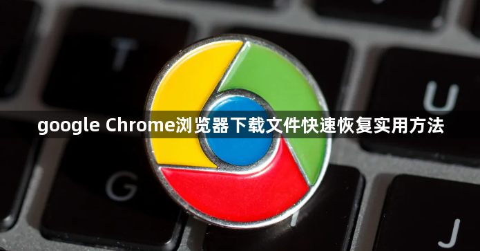 google Chrome浏览器下载文件快速恢复实用方法1
