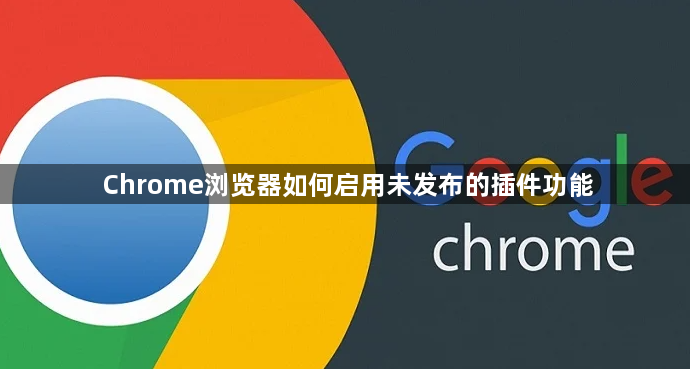 Chrome浏览器如何启用未发布的插件功能1
