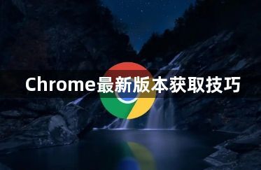 Chrome最新版本获取技巧1
