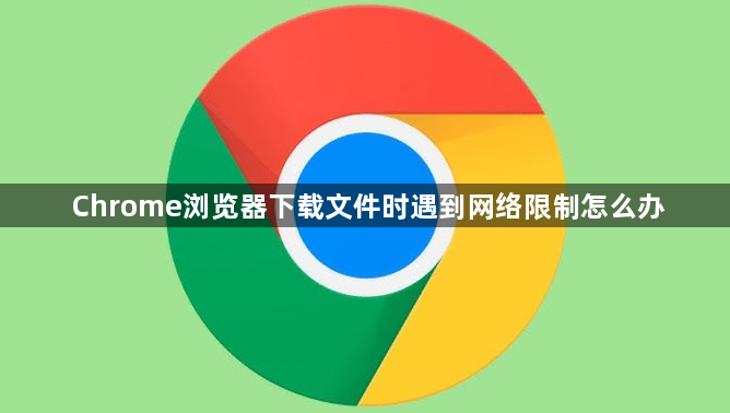 Chrome浏览器下载文件时遇到网络限制怎么办1