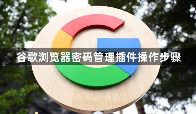 谷歌浏览器密码管理插件操作步骤1