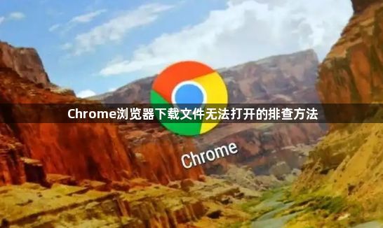Chrome浏览器下载文件无法打开的排查方法1