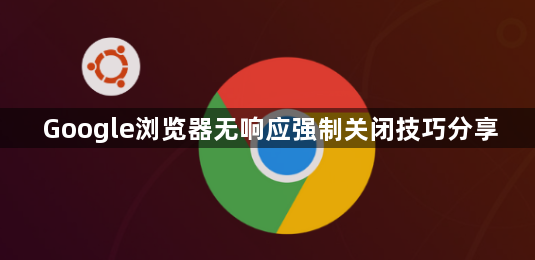 Google浏览器无响应强制关闭技巧分享1