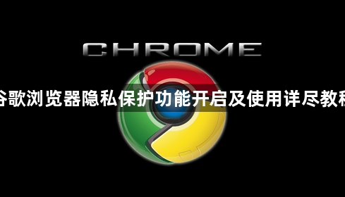 谷歌浏览器隐私保护功能开启及使用详尽教程1