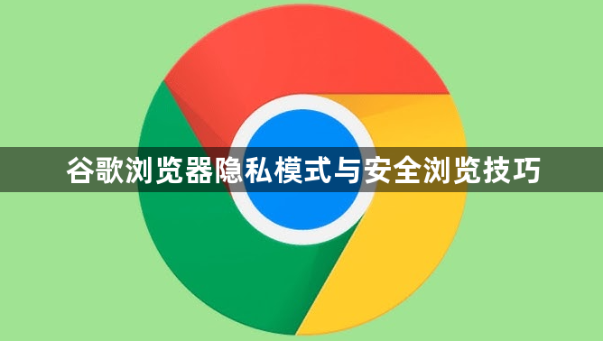 谷歌浏览器隐私模式与安全浏览技巧1