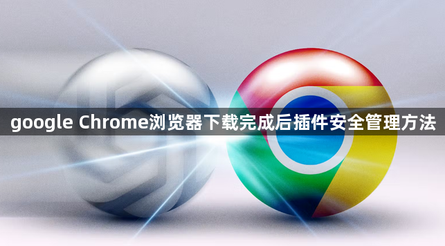 google Chrome浏览器下载完成后插件安全管理方法1