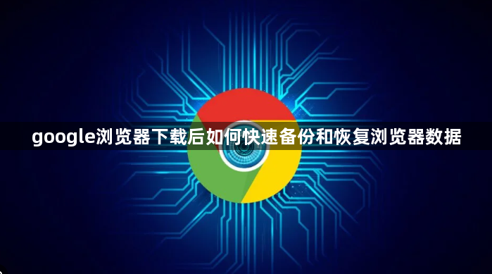 google浏览器下载后如何快速备份和恢复浏览器数据1