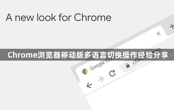 Chrome浏览器移动版多语言切换操作经验分享1