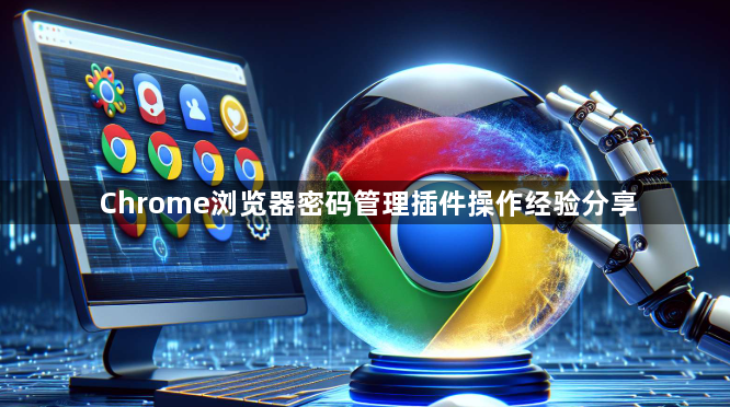 Chrome浏览器密码管理插件操作经验分享1