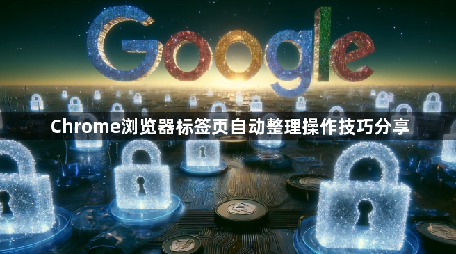 Chrome浏览器标签页自动整理操作技巧分享1