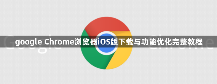 google Chrome浏览器iOS版下载与功能优化完整教程1
