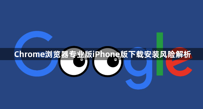 Chrome浏览器专业版iPhone版下载安装风险解析1