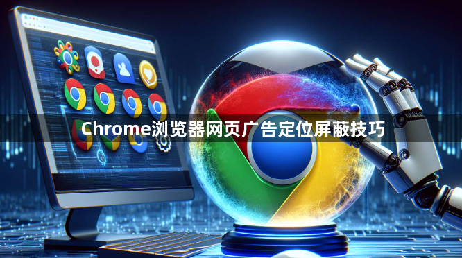 Chrome浏览器网页广告定位屏蔽技巧1