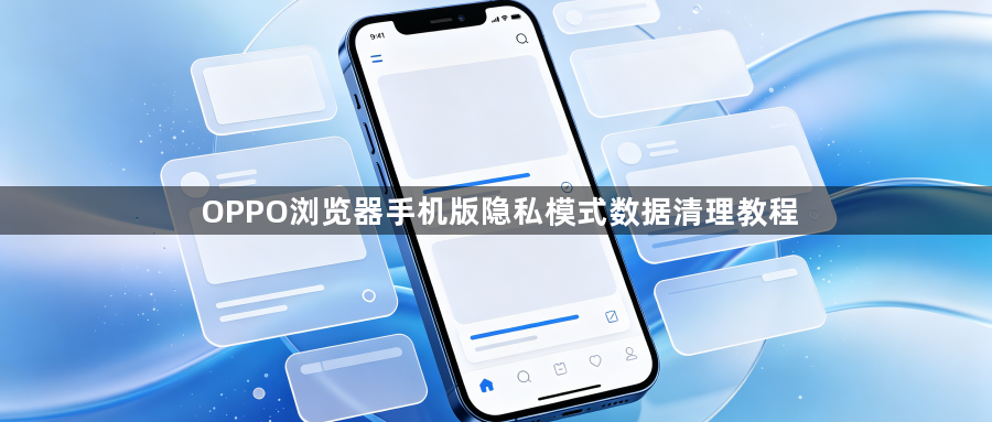 OPPO浏览器手机版隐私模式数据清理教程1