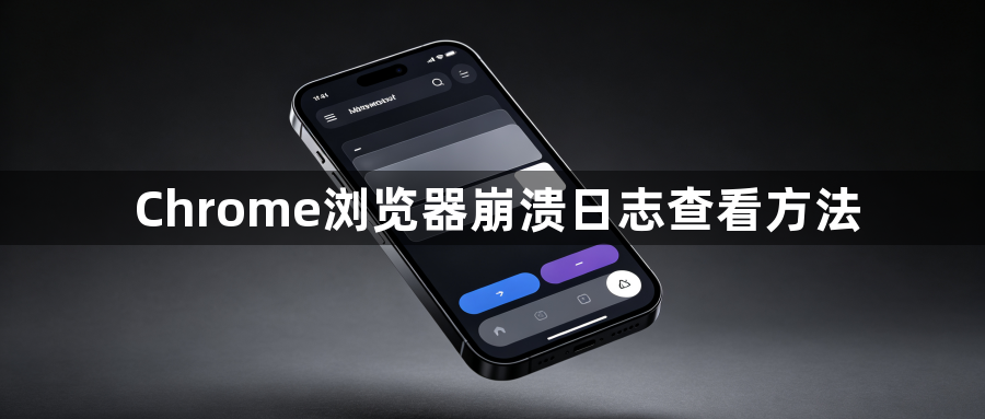 Chrome浏览器崩溃日志查看方法1