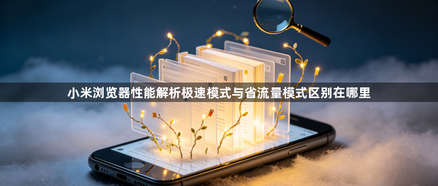 小米浏览器性能解析极速模式与省流量模式区别在哪里1