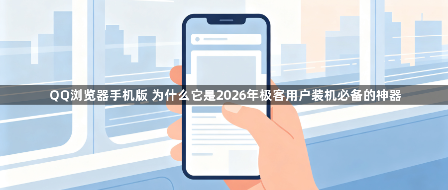 QQ浏览器手机版 为什么它是2026年极客用户装机必备的神器1