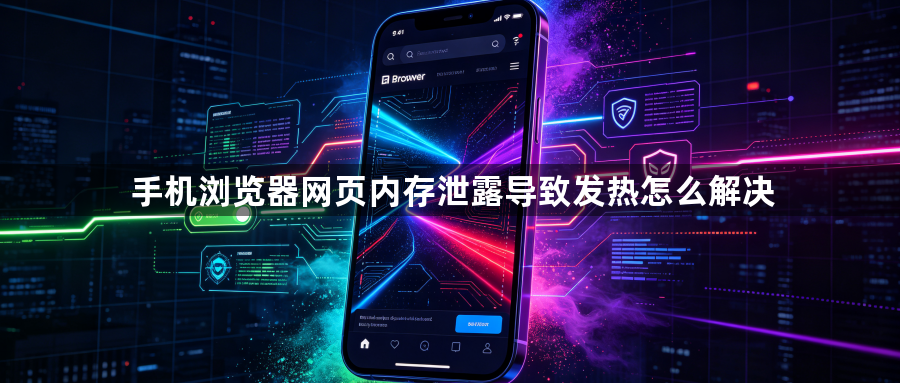 手机浏览器网页内存泄露导致发热怎么解决1