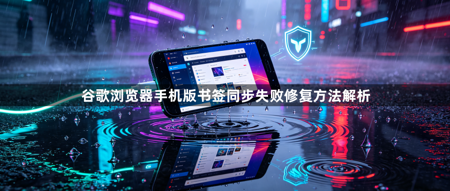 谷歌浏览器手机版书签同步失败修复方法解析1