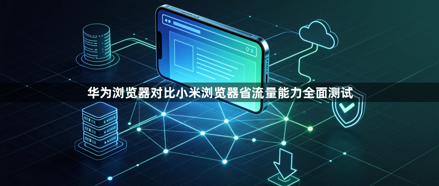 华为浏览器对比小米浏览器省流量能力全面测试1