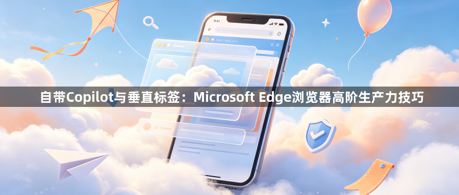自带Copilot与垂直标签：Microsoft Edge浏览器高阶生产力技巧1