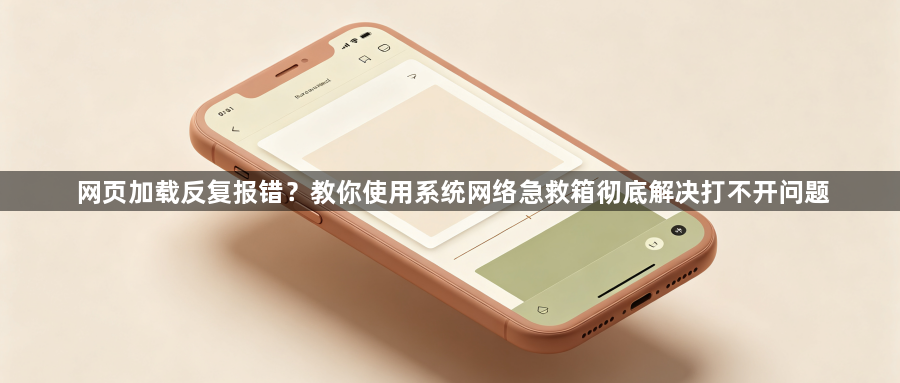 网页加载反复报错？教你使用系统网络急救箱彻底解决打不开问题1