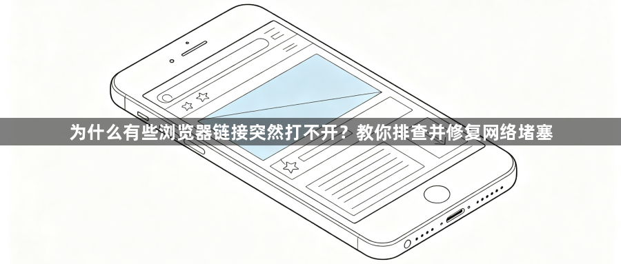 为什么有些浏览器链接突然打不开？教你排查并修复网络堵塞1