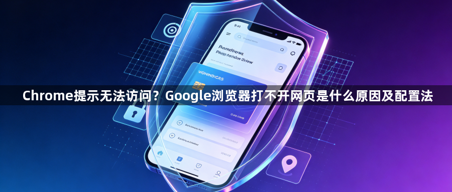 Chrome提示无法访问？Google浏览器打不开网页是什么原因及配置法1