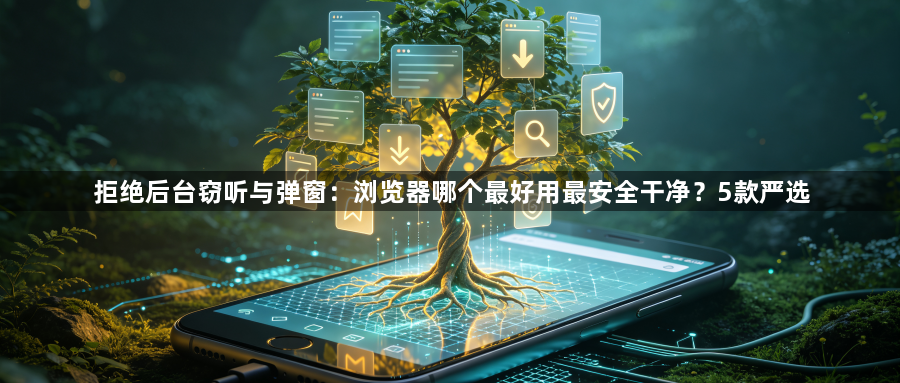 拒绝后台窃听与弹窗：浏览器哪个最好用最安全干净？5款严选1