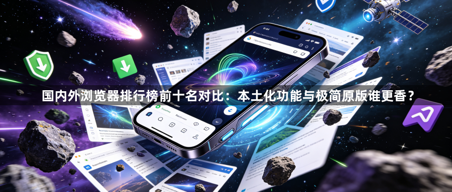 国内外浏览器排行榜前十名对比：本土化功能与极简原版谁更香？1