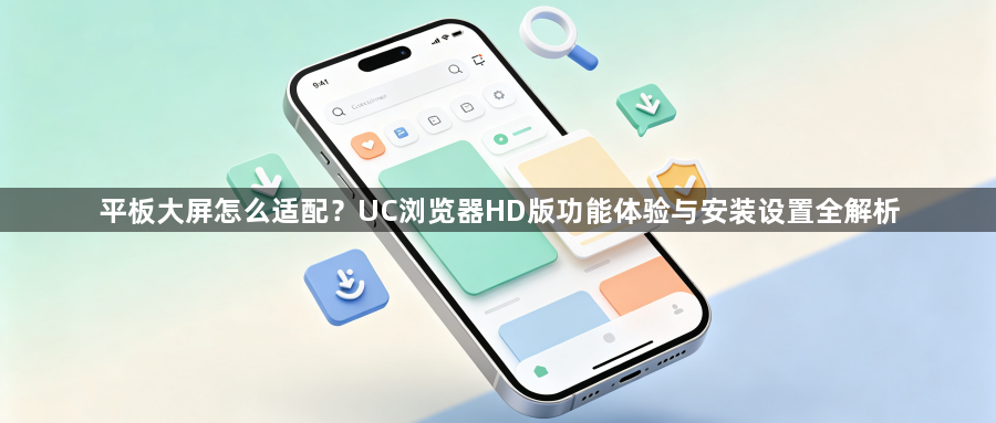 平板大屏怎么适配？UC浏览器HD版功能体验与安装设置全解析1