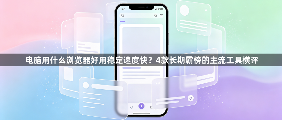 电脑用什么浏览器好用稳定速度快？4款长期霸榜的主流工具横评1