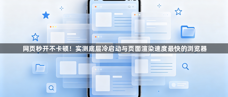 网页秒开不卡顿！实测底层冷启动与页面渲染速度最快的浏览器1