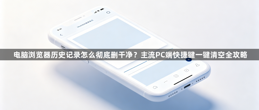 电脑浏览器历史记录怎么彻底删干净？主流PC端快捷键一键清空全攻略1