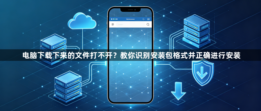 电脑下载下来的文件打不开？教你识别安装包格式并正确进行安装1
