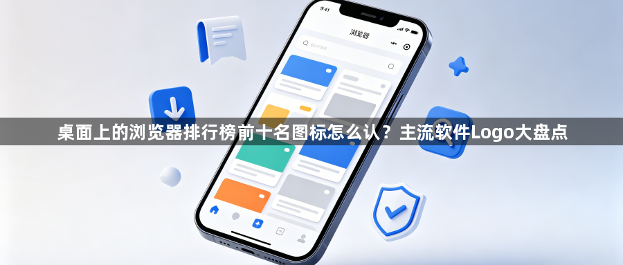 桌面上的浏览器排行榜前十名图标怎么认？主流软件Logo大盘点1