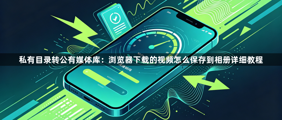 私有目录转公有媒体库：浏览器下载的视频怎么保存到相册详细教程1