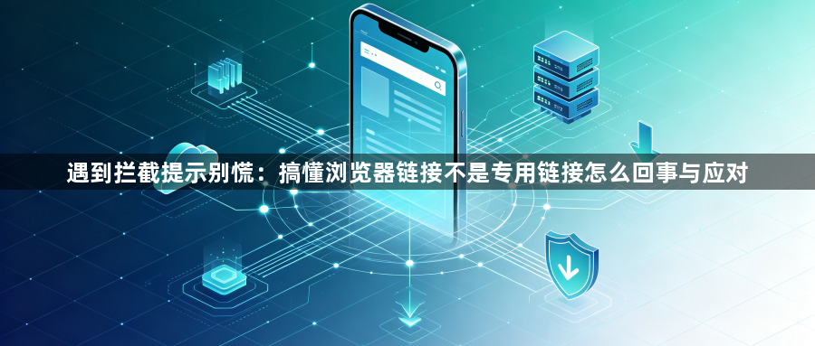 遇到拦截提示别慌：搞懂浏览器链接不是专用链接怎么回事与应对1