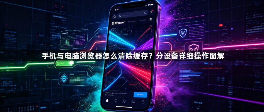 手机与电脑浏览器怎么清除缓存？分设备详细操作图解1